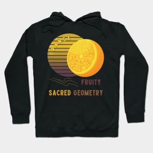 Orange Fruity Sacred Geometry Hoodie